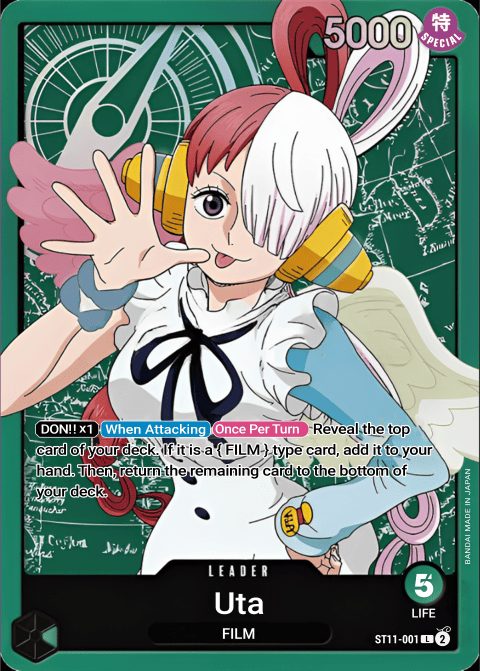 Uta (ST11-001) leader card