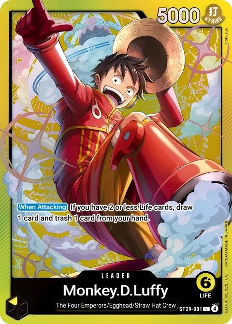 Monkey D. Luffy (ST29-001) leader card