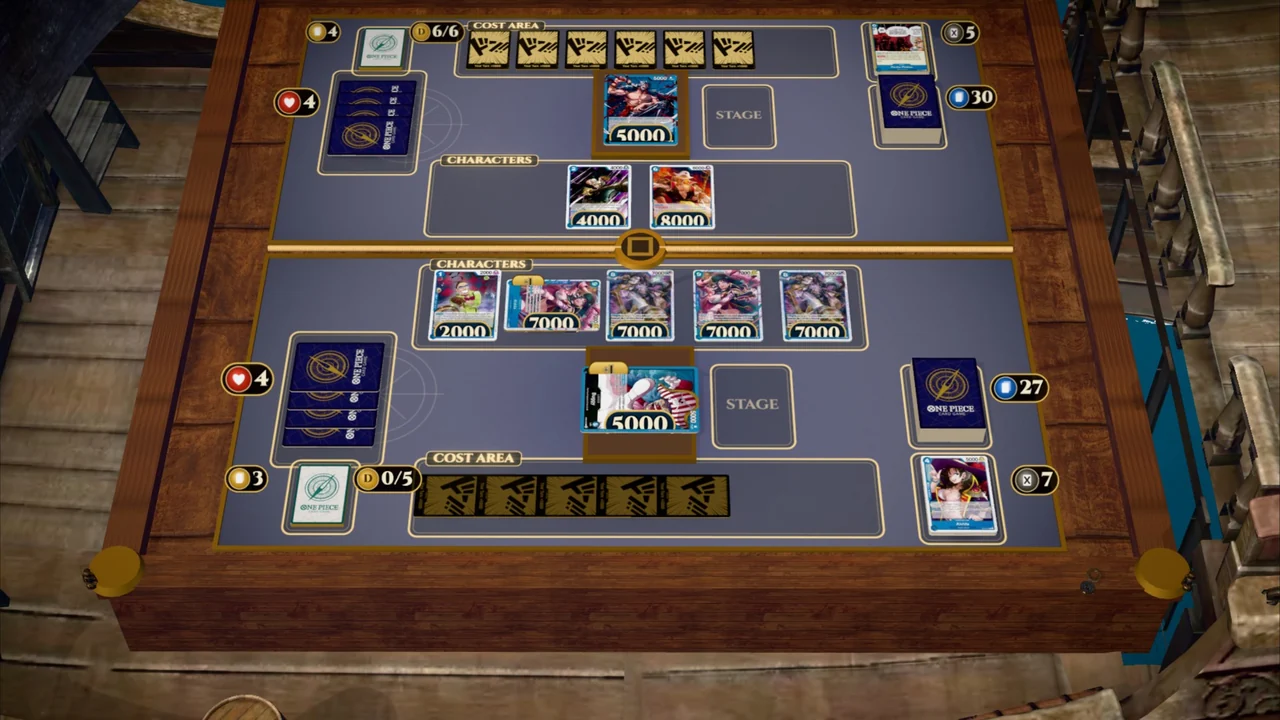 The Leader play again: a second Alvida and a second Crocodile & Mihawk, four 7000s.